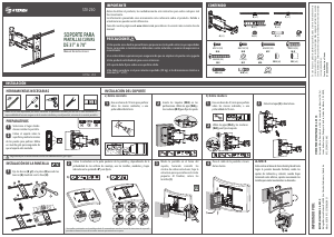 Manual de uso Steren STV-250 Soporte de pared