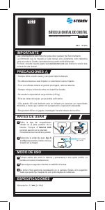 Manual Steren MED-095 Scale
