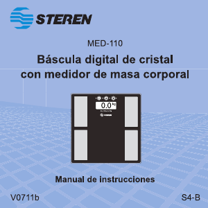 Manual Steren MED-110 Scale