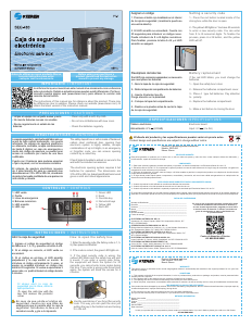 Manual de uso Steren SEG-480 Caja fuerte