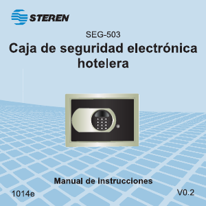 Manual de uso Steren SEG-503 Caja fuerte