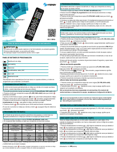 Manual de uso Steren RM-115 Control remoto