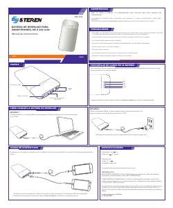 Manual Steren MOV-1060 Portable Charger