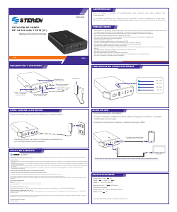 Manual de uso Steren MOV-2400 Cargador portátil