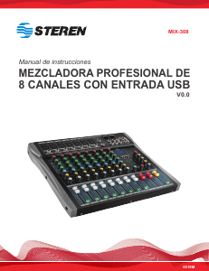 Manual Steren MIX-308 Mixing Console