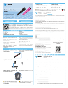 Manual de uso Steren MIC-110 Micrófono