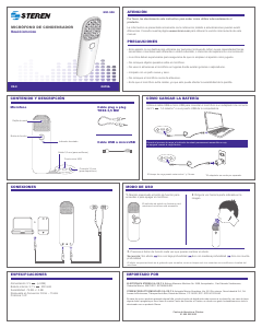 Manual de uso Steren MIC-558 Micrófono