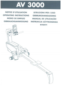 Mode d’emploi Domyos AV 3000 Rameur