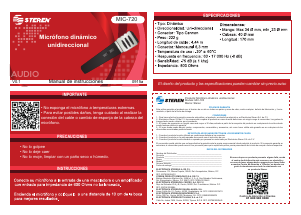 Handleiding Steren MIC-720 Microfoon