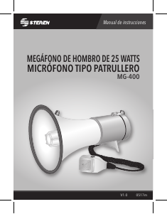 Manual de uso Steren MG-400 Megáfono