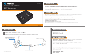 Manual de uso Steren CRG-255 Cargador de batería