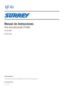 Manual de uso Surrey 551IGC0908 Aire acondicionado