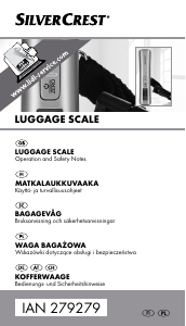 Manual SilverCrest IAN 279279 Luggage Scale
