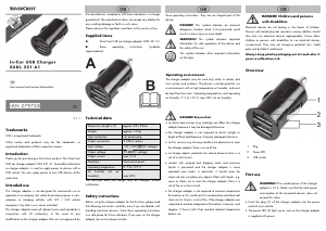 Manual SilverCrest IAN 279755 Car Charger