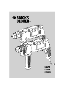 Manual Black and Decker KD1000K Rotary Hammer