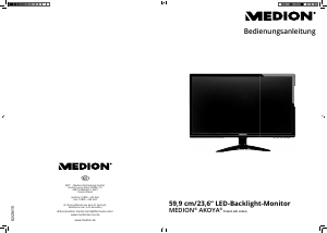 Bedienungsanleitung Medion Akoya P55420 (MD 20434) LED monitor