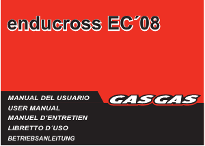 Bedienungsanleitung GasGas Enducross EC (2008) Motorrad