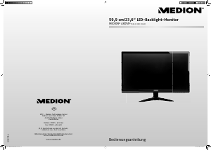 Bedienungsanleitung Medion Akoya P55433 (MD 20433) LED monitor