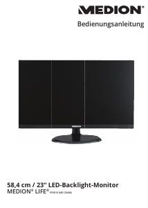 Bedienungsanleitung Medion Akoya P55018 (MD 20408) LED monitor