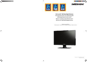 Használati útmutató Medion Akoya X55089 (MD 20889) LED-es monitor