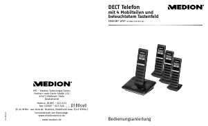 Bedienungsanleitung Medion LIFE S63082 (MD 83274) Schnurlose telefon