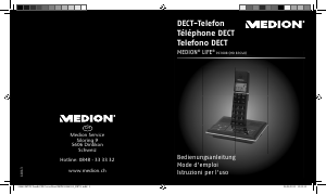 Manuale Medion LIFE P63008 (MD 83640) Telefono senza fili