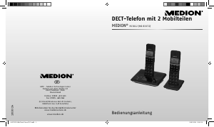 Bedienungsanleitung Medion LIFE P63012 (MD 83672) Schnurlose telefon