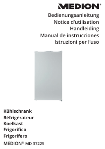 Bedienungsanleitung Medion MD 37225 Kühlschrank