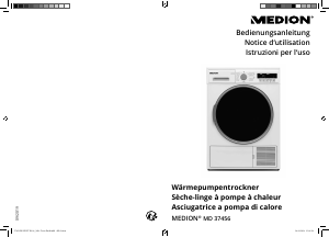 Manuale Medion MD 37456 Asciugatrice
