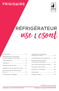 Mode d’emploi Frigidaire PRMC2285AF Réfrigérateur combiné