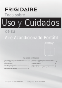 Manual de uso Frigidaire FHPC132AB1 Aire acondicionado