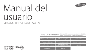 Manual de uso Samsung ST73 Cámara digital