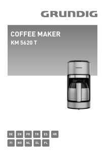 Bruksanvisning Grundig KM 5620 T Kaffemaskin
