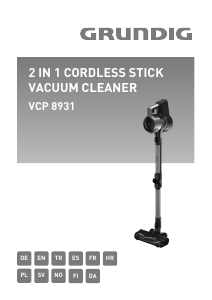 Manual Grundig VCP 8931 Vacuum Cleaner