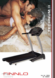 Manual Finnlo 3504 Technum II Treadmill