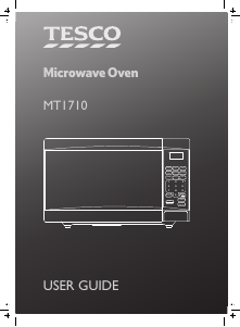 Manual Tesco MT1710 Microwave