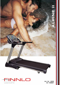 Manual Finnlo 3505 Alpine II Treadmill