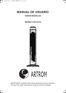 Manual de uso Artrom VAT-30B Ventilador