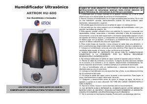 Manual de uso Artrom HU-600 Humidificador