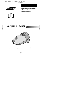 Manual Samsung VC-6013 Vacuum Cleaner