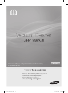 Manual Samsung SC62J0 Vacuum Cleaner