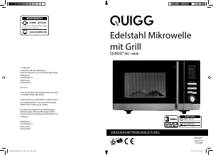 Bedienungsanleitung Quigg MD 16888 Mikrowelle