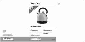 Manual SilverCrest SWKC 2400 A1 Kettle