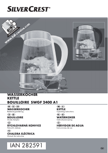 Mode d’emploi SilverCrest SWGF 2400 A1 Bouilloire