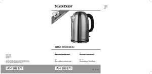 Návod SilverCrest SWKE 2400 A1 Kanvica