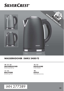 Manual SilverCrest SWKS 2400 F2 Kettle