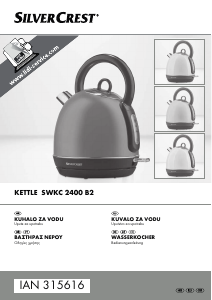 Εγχειρίδιο SilverCrest SWKC 2400 B2 Βραστήρας