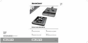 Manual SilverCrest IAN 270719 Kitchen Scale