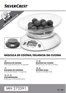 Manual SilverCrest IAN 273591 Kitchen Scale