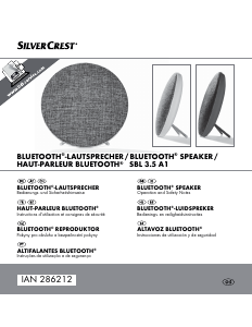Handleiding SilverCrest SBL 3.5 A1 Luidspreker